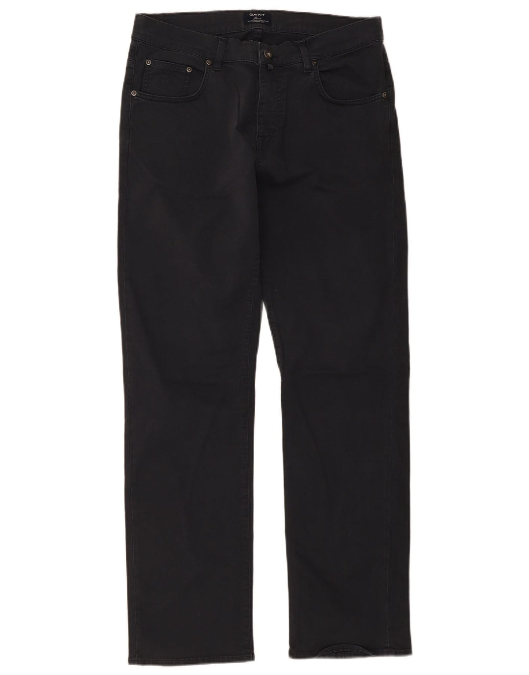 Gant Masculino Jason Regular Fit Straight Jeans W32 L32 Algodão Cinza