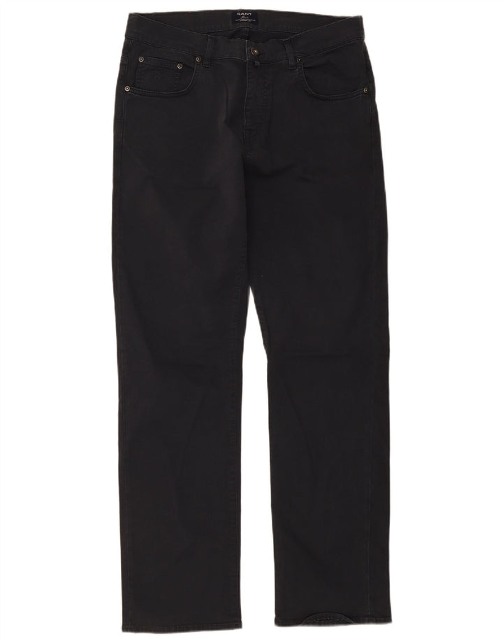 Gant Masculino Jason Regular Fit Straight Jeans W32 L32 Algodão Cinza