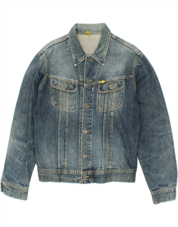 Jaqueta jeans masculina MELTIN' POT UK 44 2XL algodão azul