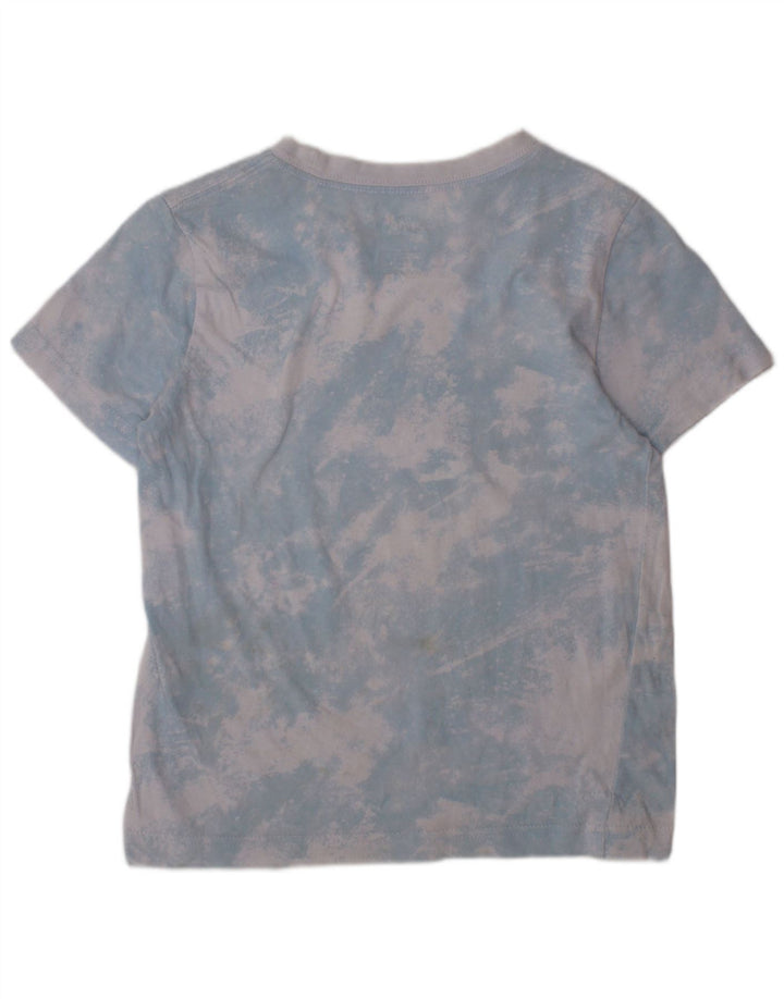 Camiseta gráfica masculina NIKE Top 6-7 anos grande azul tie-dye