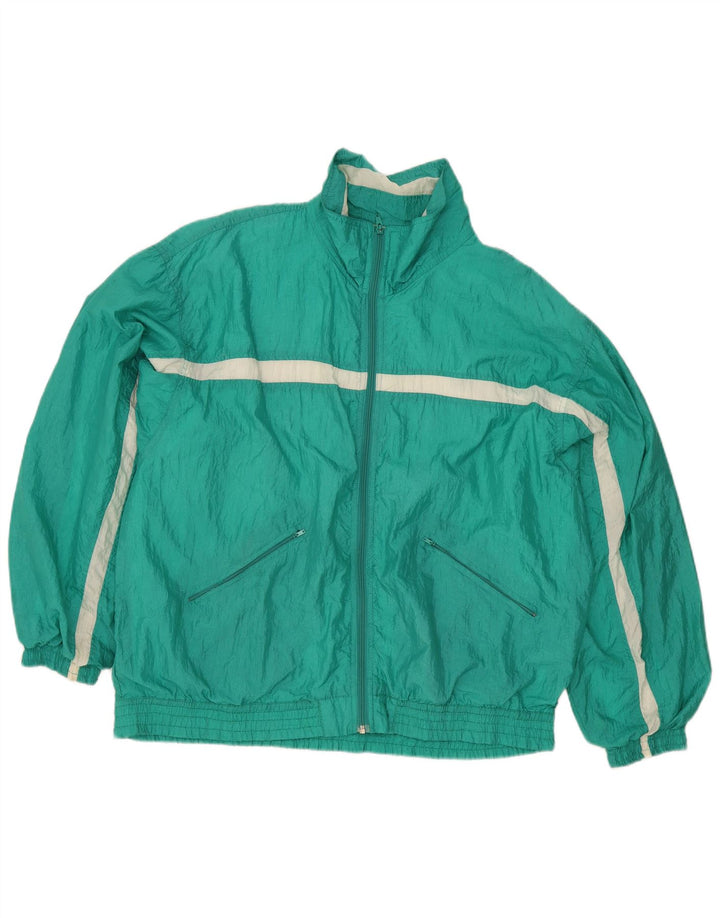 Jaqueta masculina vintage solta com ajuste solto grande verde