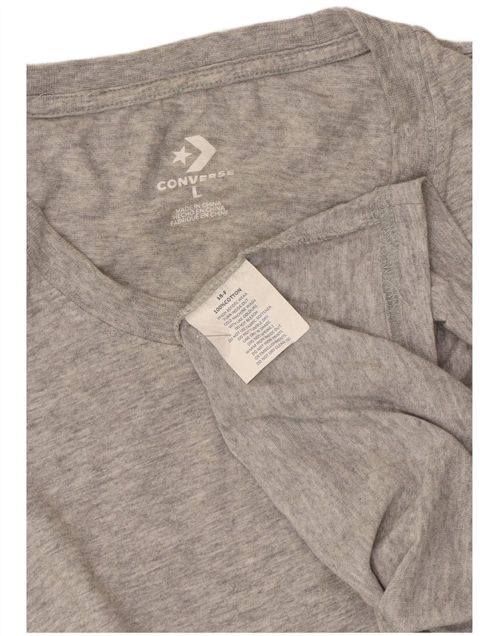 Converse Mens Colete Top Grande Algodão Cinza