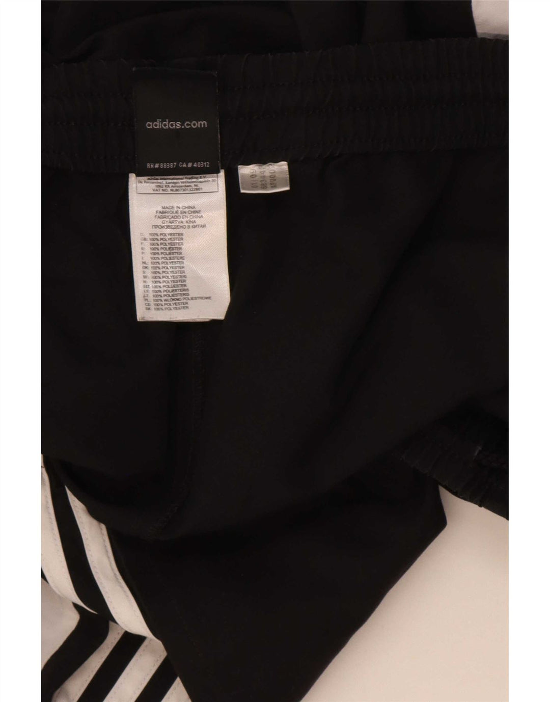 Adidas Mens Sport Shorts Grande Poliéster Colorblock Preto