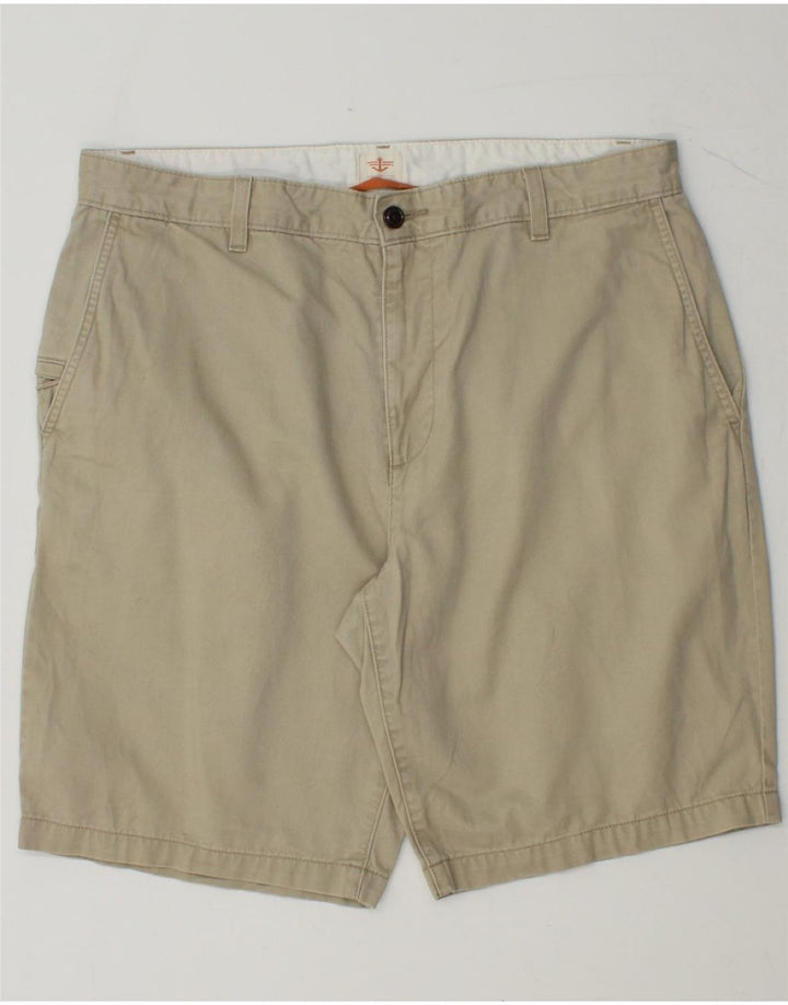 DOCKERS Mens Chino Shorts W36 Grande Algodão Bege