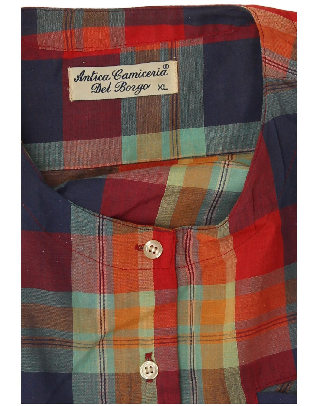 Pulôver feminino Antica Camiceria UK 18 XL xadrez multicolorido