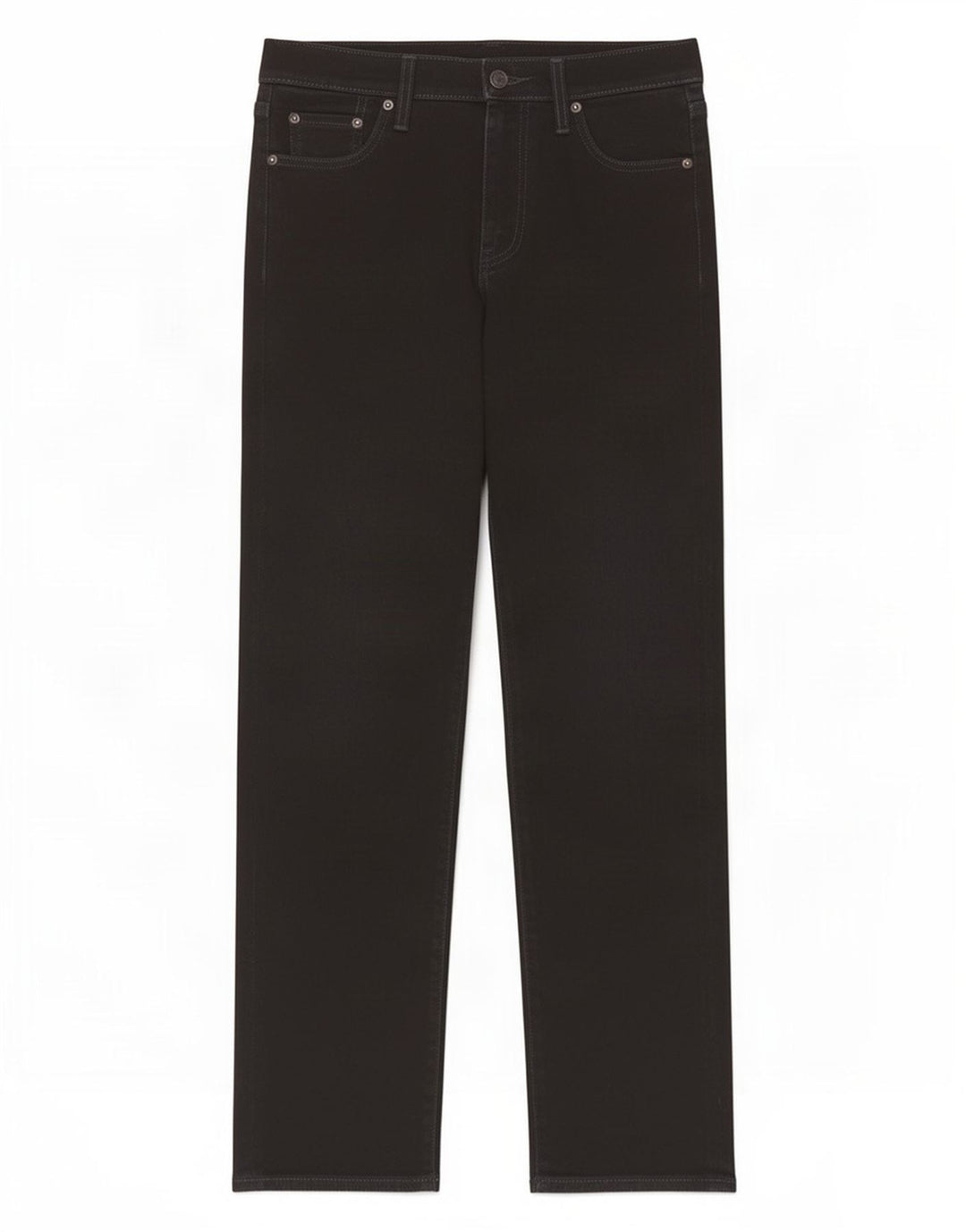 Calça jeans reta masculina Levi's W30 L30 algodão preto
