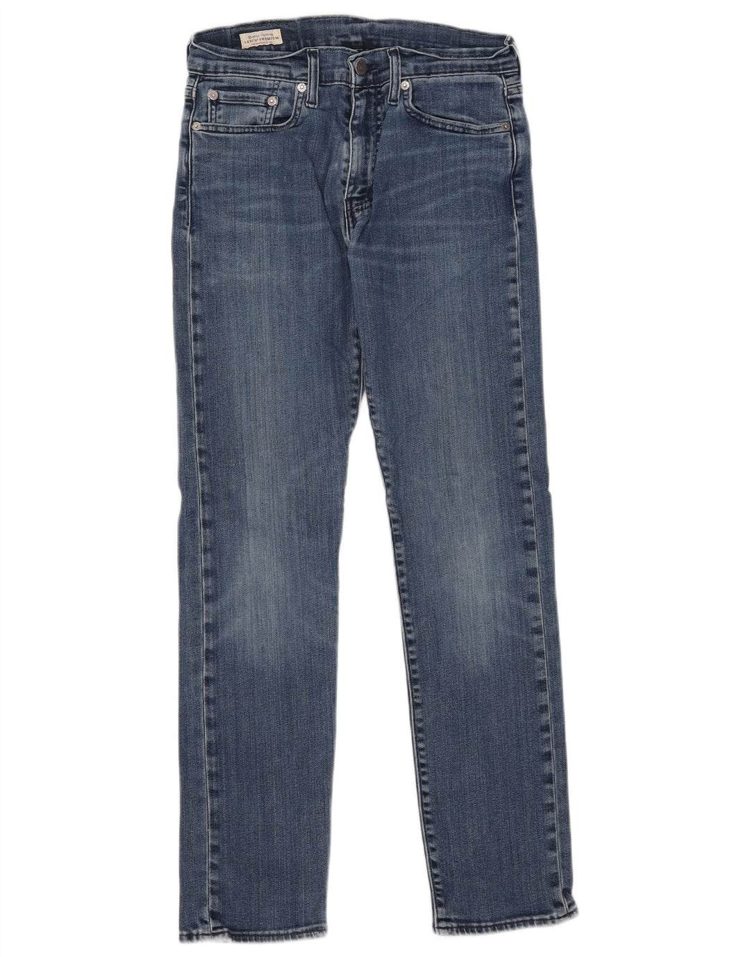 Calça Jeans Slim Feminina Levi's W29 L29 Azul Algodão