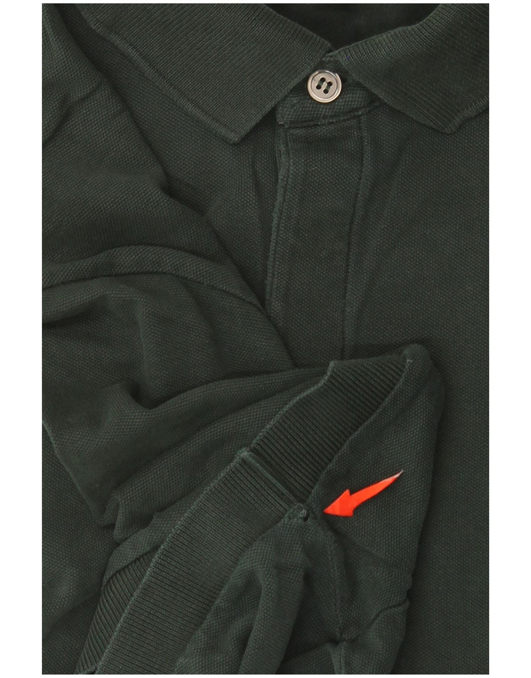 Camisa polo masculina Lacoste Regular Fit tamanho 4 algodão verde médio