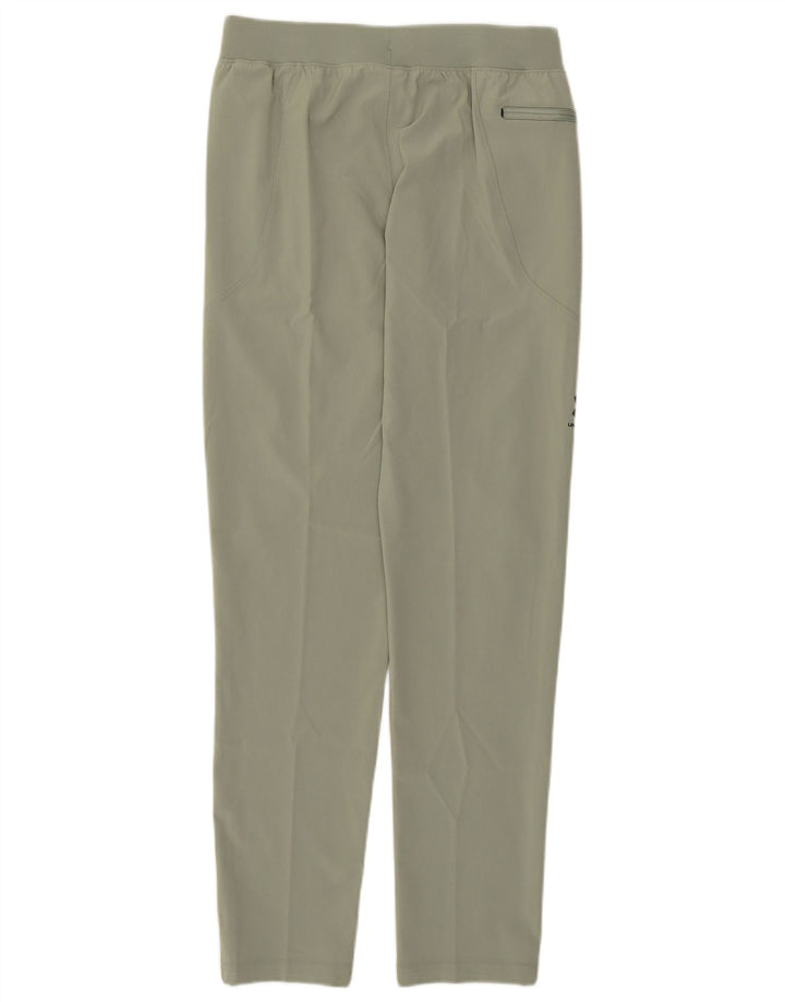 Calça de treino Under Armour Boys 11-12 anos grande verde esportivo