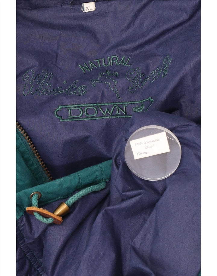Jaqueta acolchoada masculina White Stag UK 42 XL algodão verde