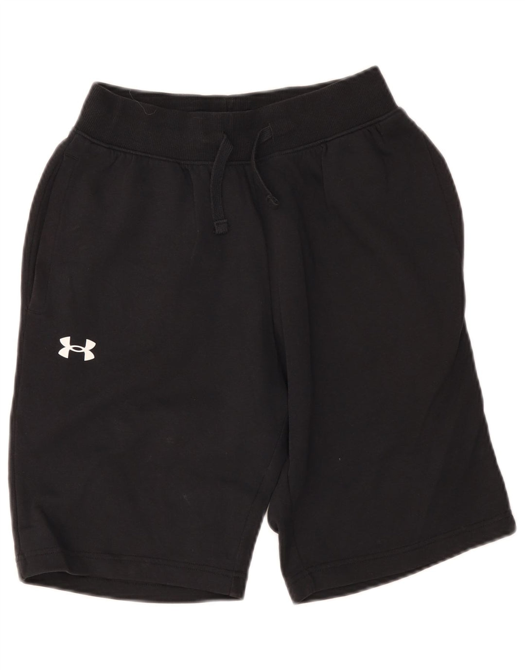 Under Armour Mens Sport Shorts Pequeno Algodão Preto