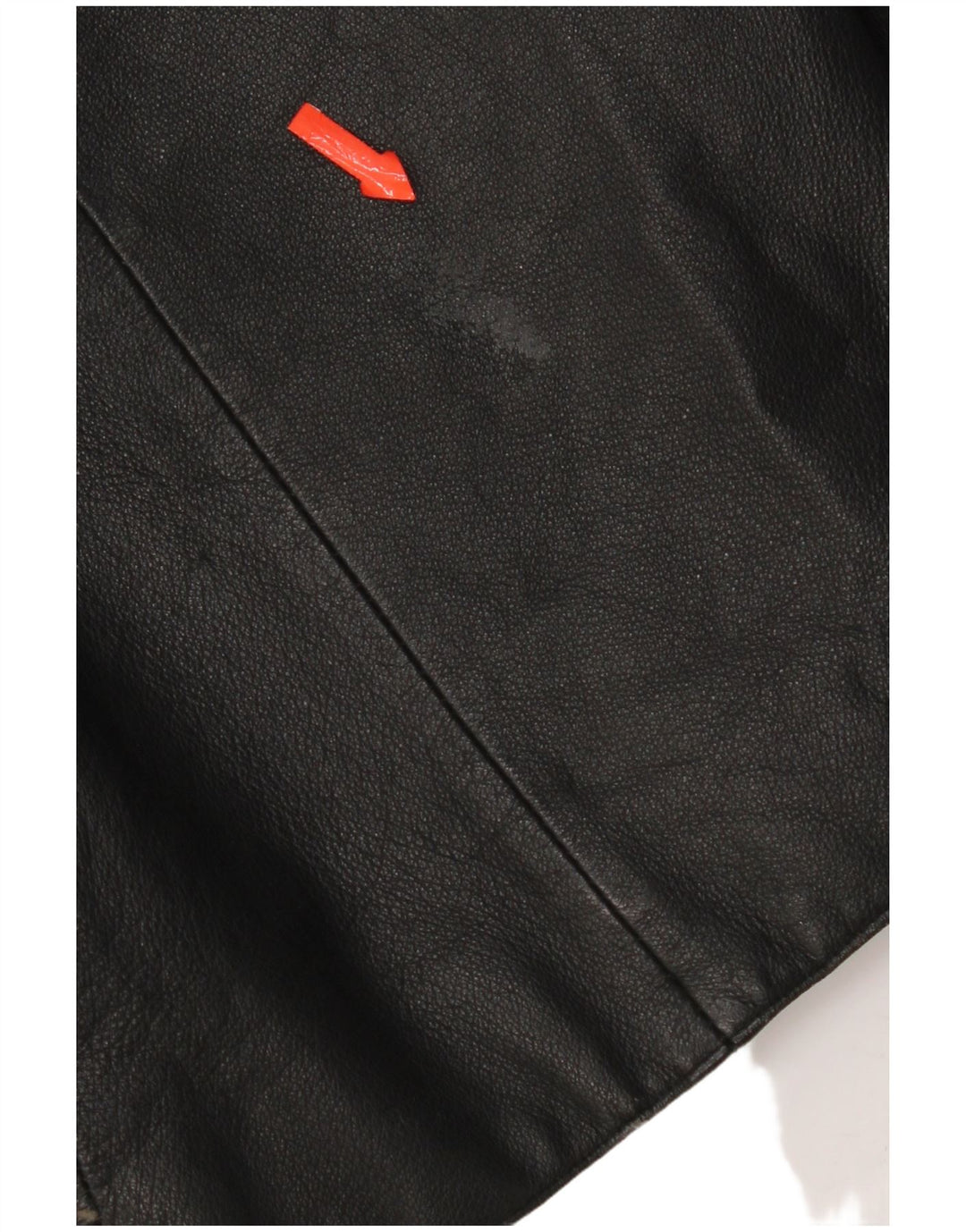Casaco de couro masculino Angelo Litrico UK 38 couro preto médio