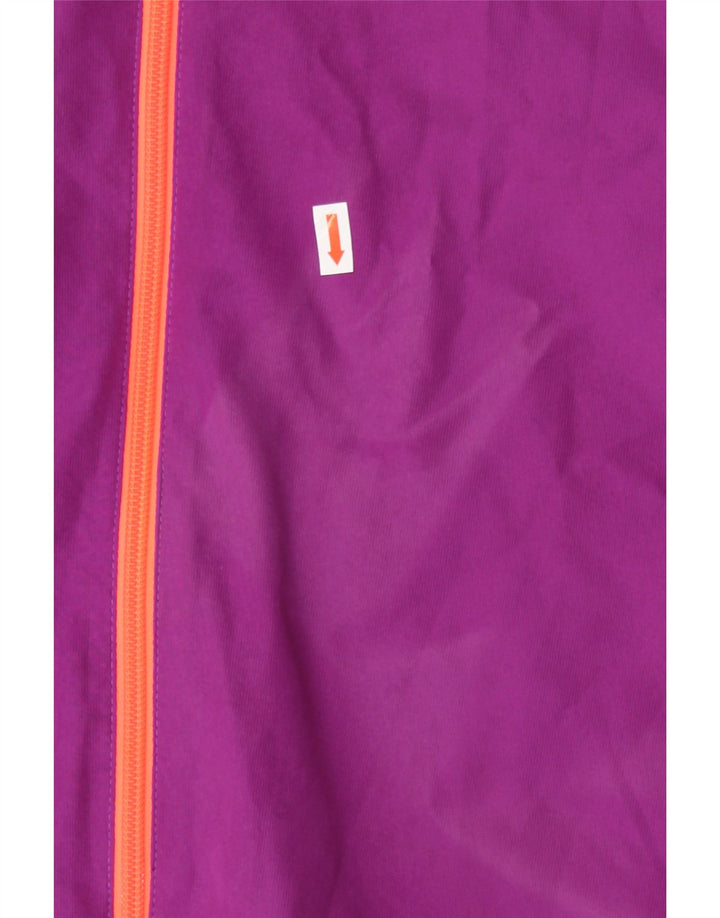 Jaqueta de chuva feminina REEBOK UK 12/14 médio roxo