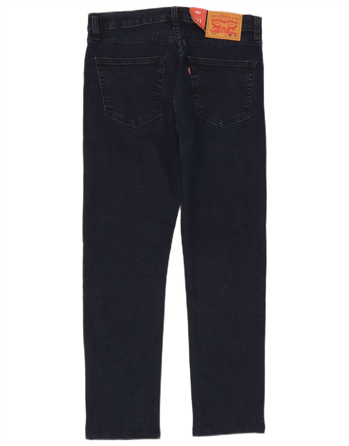 Levi's Masculino 511 Slim Jeans W32 L29 Azul Marinho Algodão