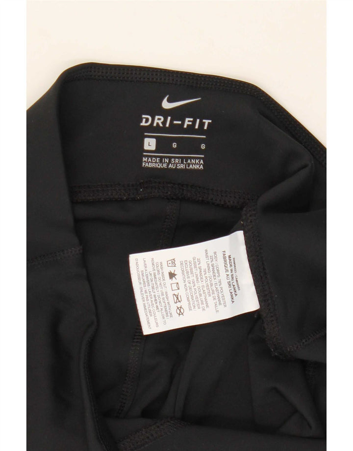 Leggings Nike Dri Fit Capri UK 16 Grande Poliéster Preto