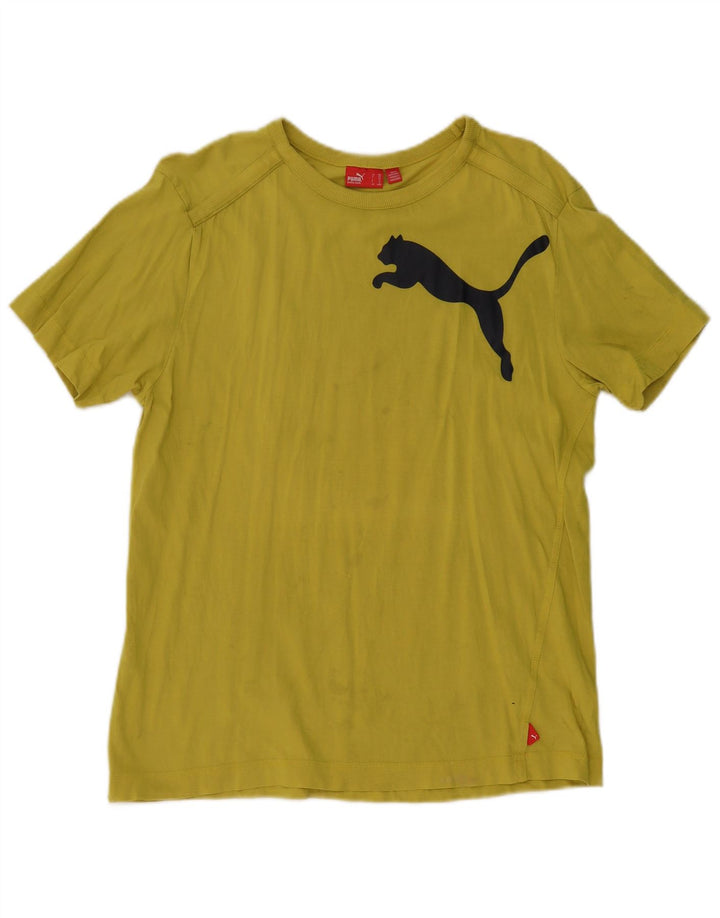 Camiseta Puma Menino Graphic Top 15-16 Anos Amarelo