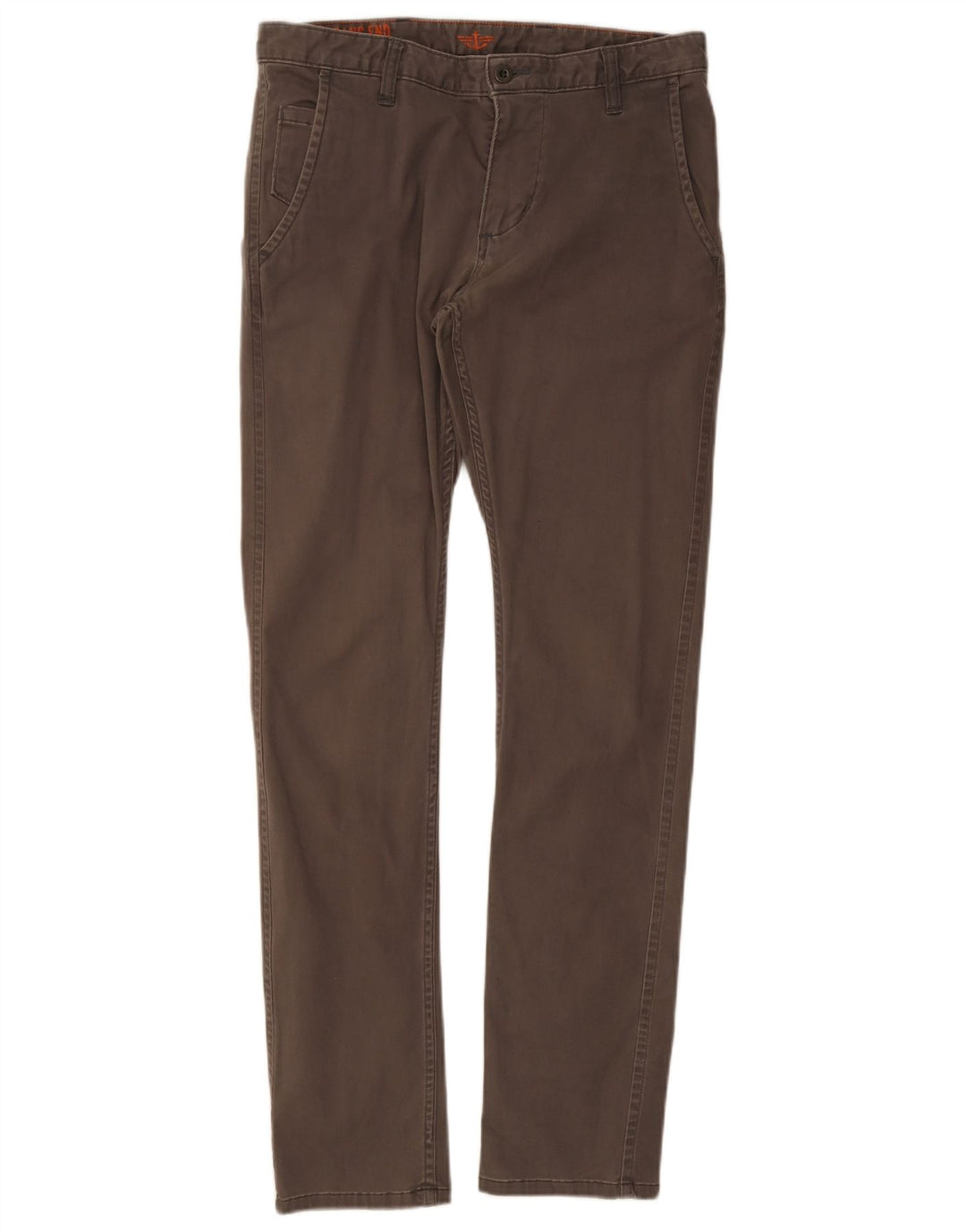 Calça Dockers Mens Khakis Slim Chino W32 L34 Algodão Cinza