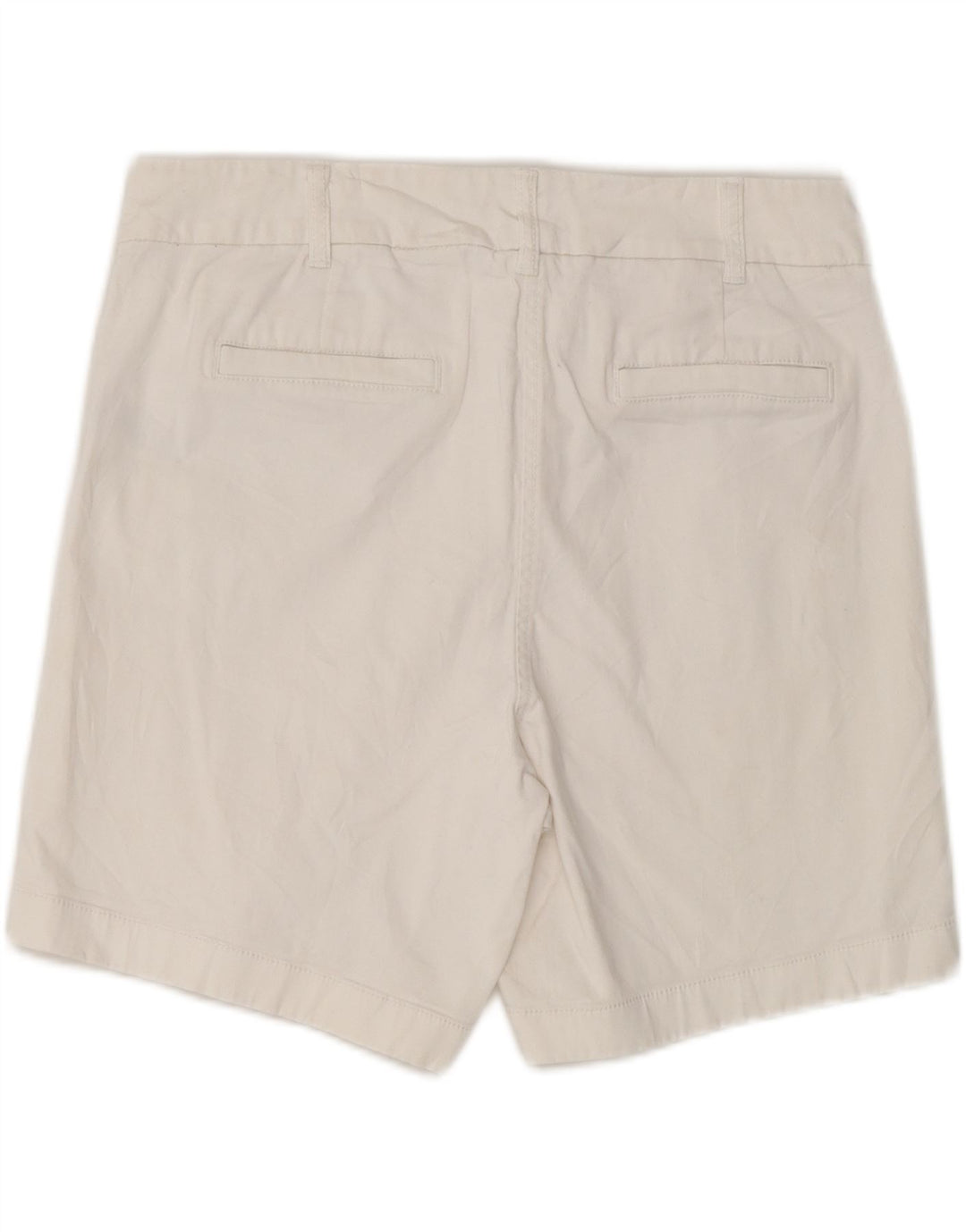 J. CREW Womens Chino Shorts US 8 Medium W32 White Cotton Vintage J. Crew and Second-Hand J. Crew from Messina Hembry 