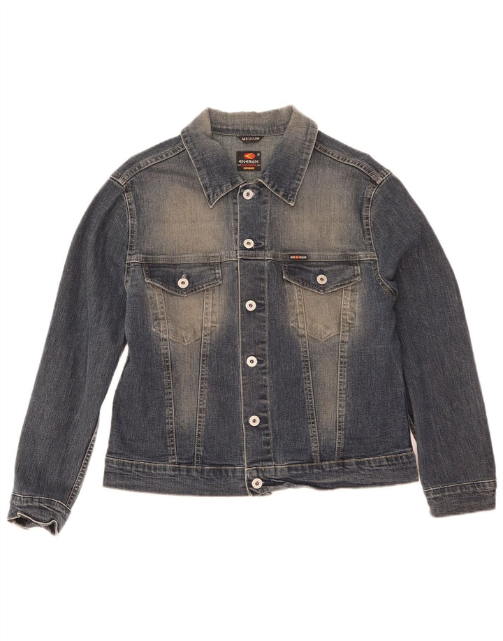 Jaqueta jeans feminina Energie UK 14 algodão azul médio