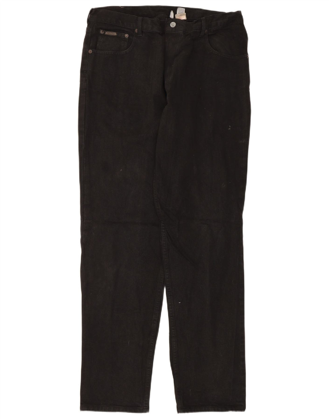 Calça jeans reta masculina Calvin Klein W38 L34 algodão preto