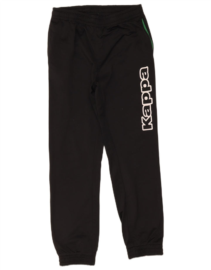 Calça de treino Kappa Boys Graphic Joggers 13-14 anos preto poliéster