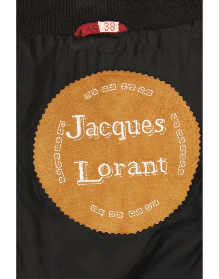 Suéter cardigã masculino Jacques Lorant Reino Unido 38 bloco colorido preto médio