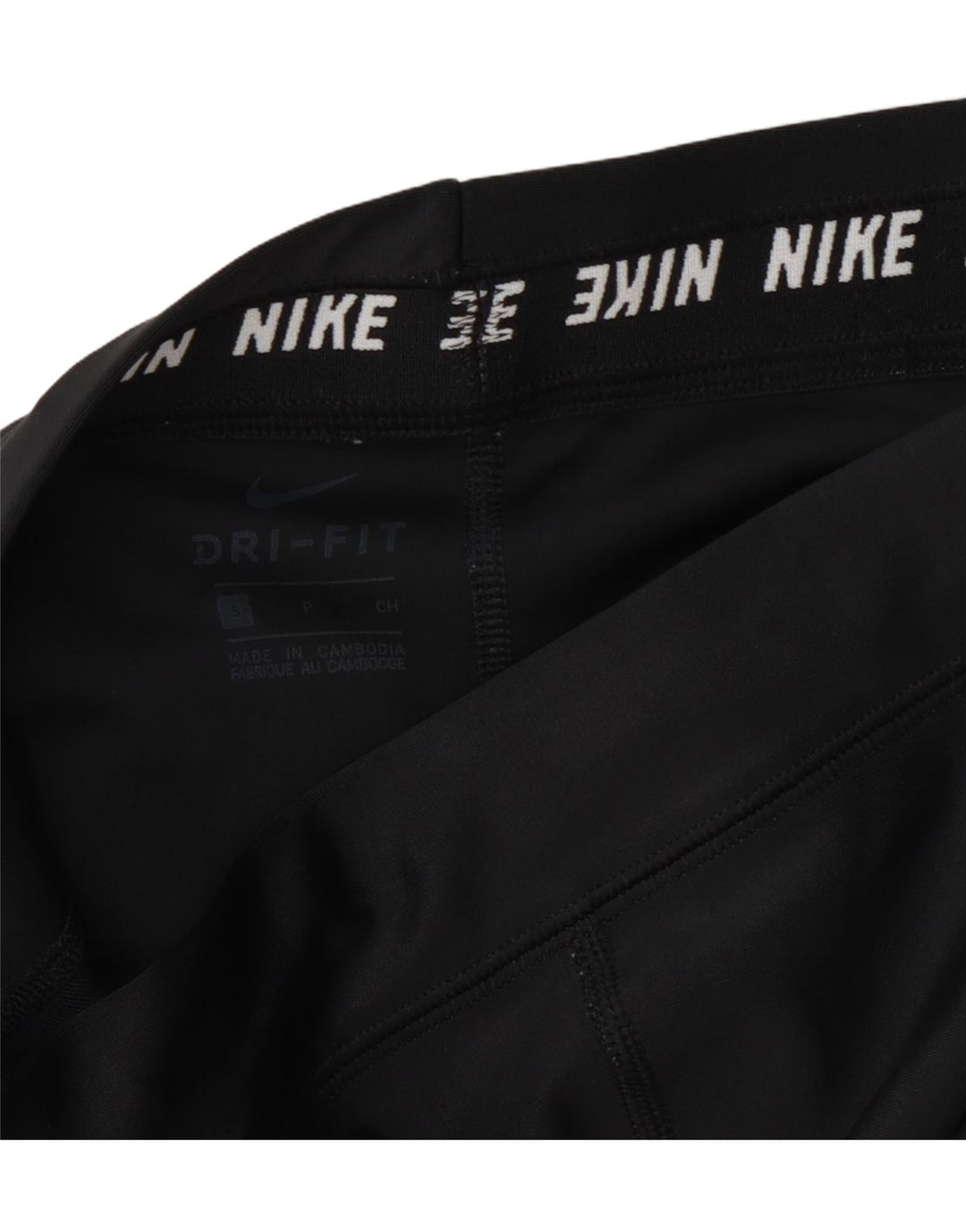 Leggings Nike Dri Fit Feminina UK 10 Pequenas Pretas