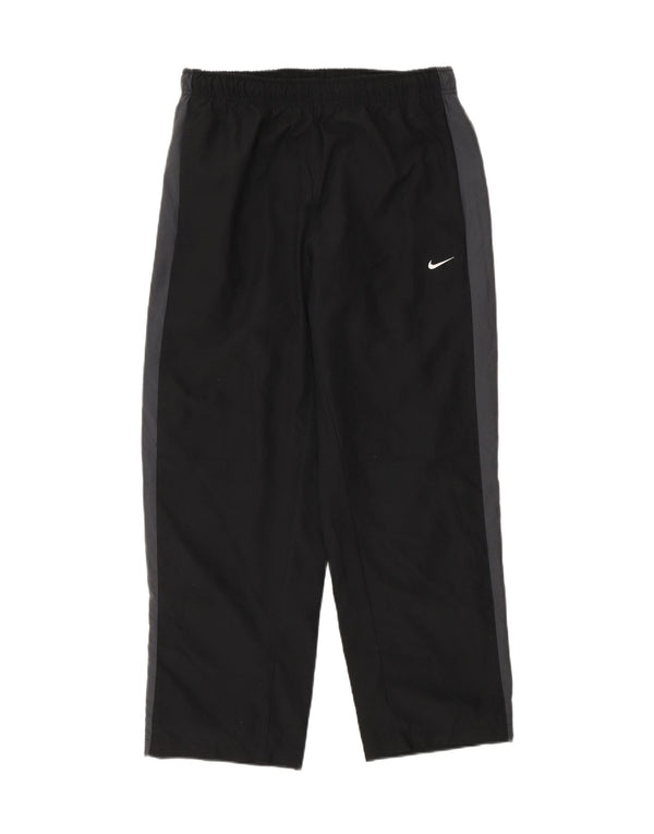Calça de treino masculina Nike médio preto colorblock