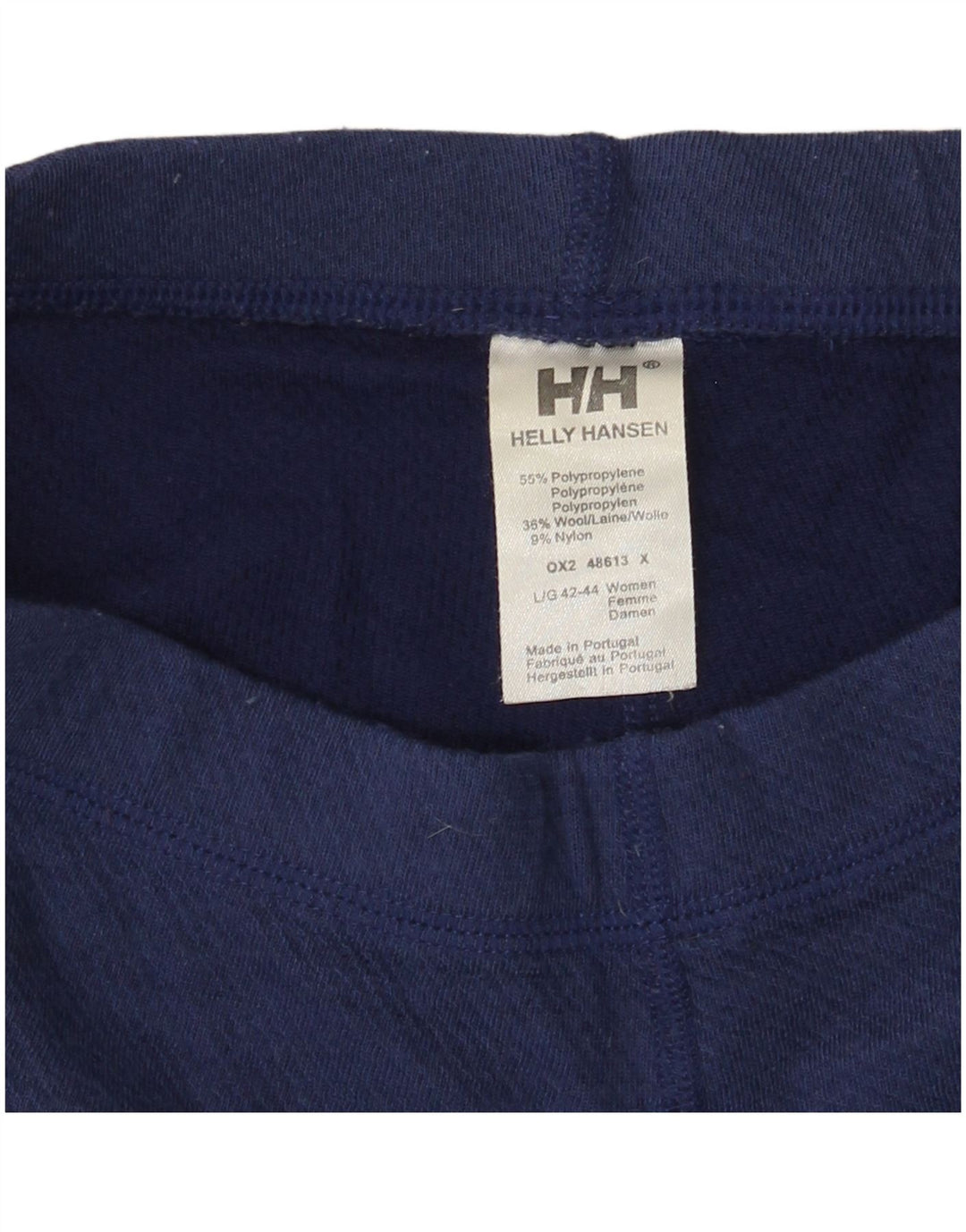 Leggings femininos Helly Hansen UK 14 grandes polipropileno azul marinho