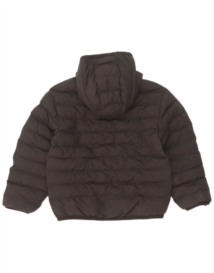 Jaqueta acolchoada com capuz Nike Boys 10-11 anos poliéster preto médio
