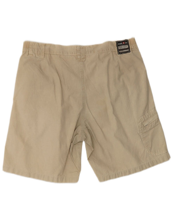 Shorts cargo masculino MURPHY & NYE W36 grande algodão bege