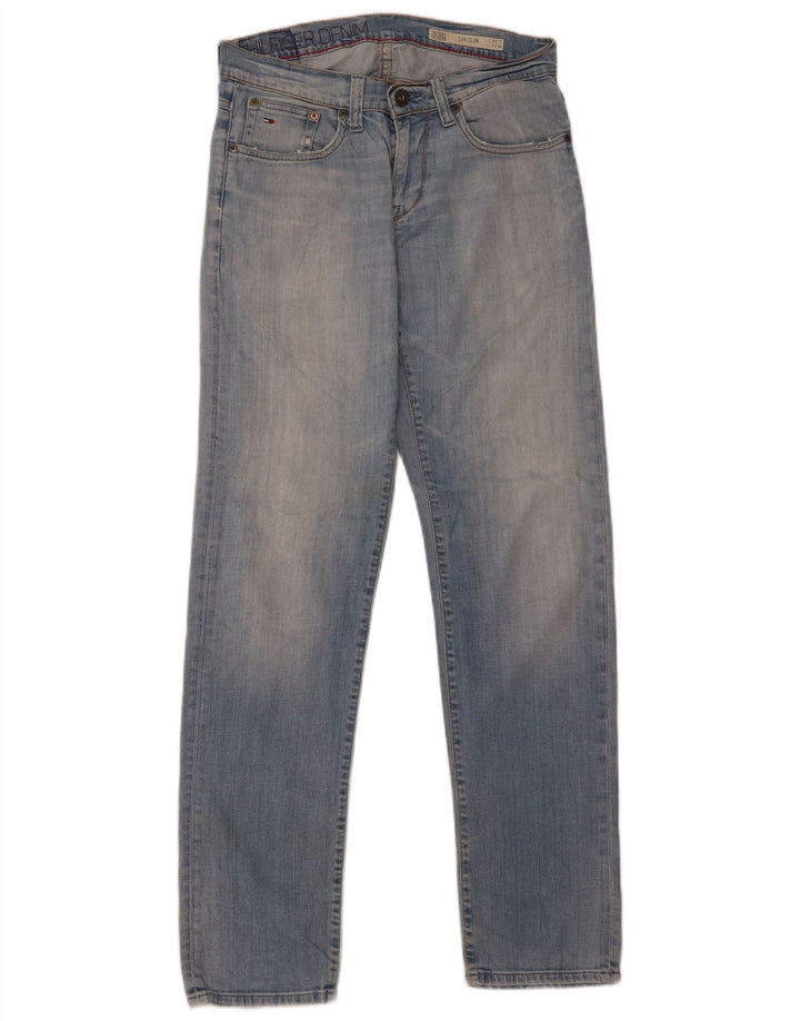 Tommy Hilfiger Masculino Sin Slim Jeans W31 L34 Azul Algodão