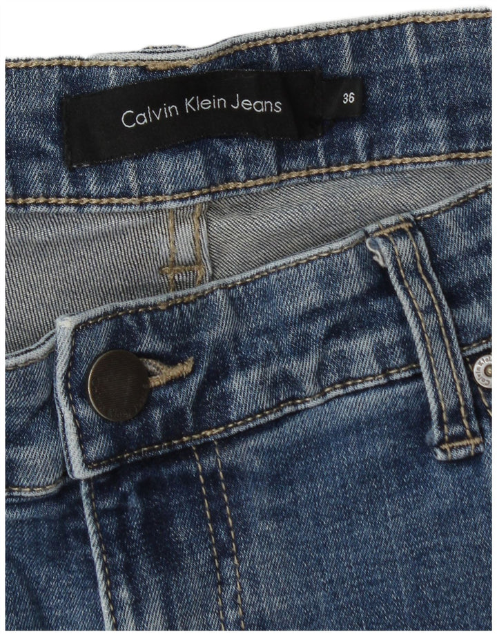 Calça jeans reta masculina CALVIN KLEIN W36 L32 algodão azul