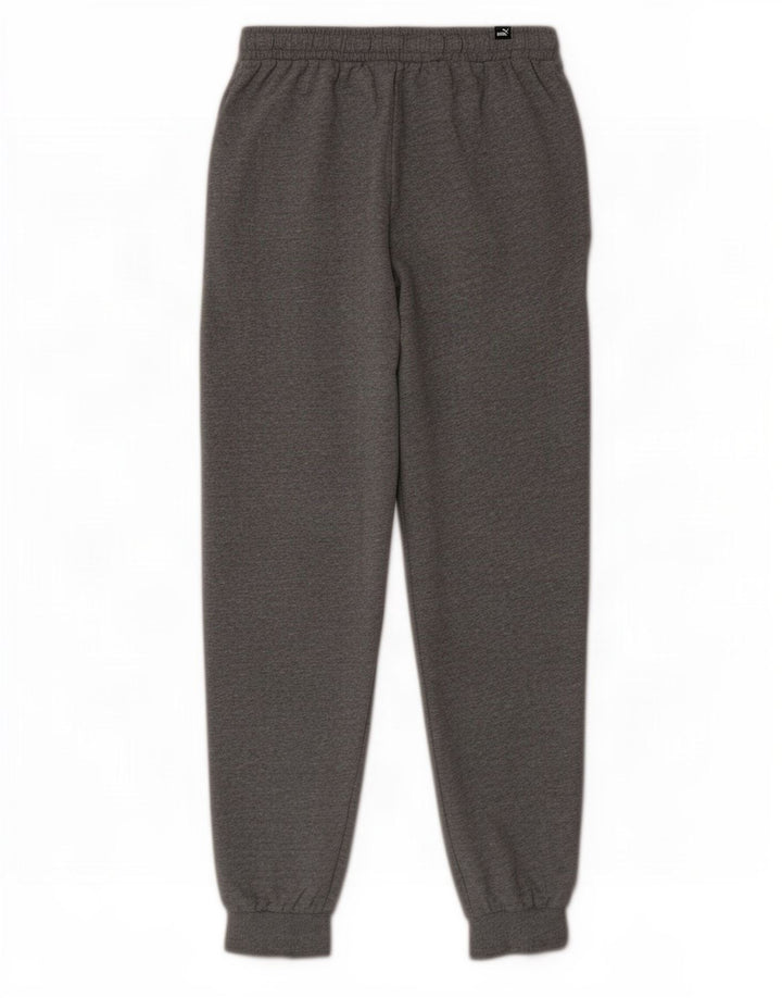 Calça esportiva masculina Puma Graphic Joggers grande algodão cinza