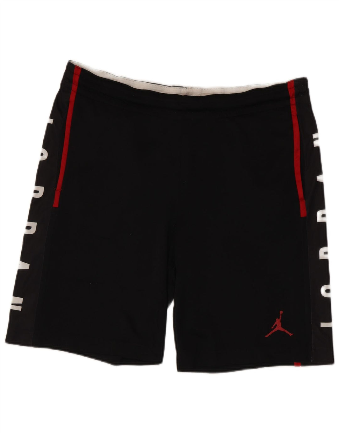 Shorts esportivos Jordan masculino Dri Fit Graphic médio preto colorblock poliéster
