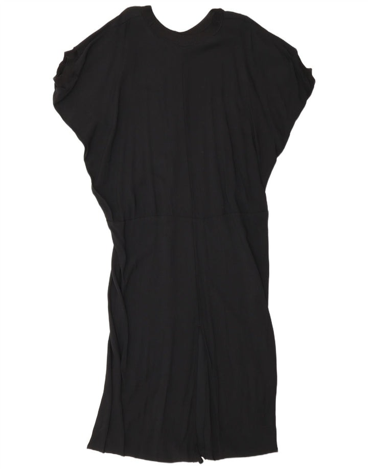 Cos vestido feminino de mangas curtas EU 44 XL preto viscose