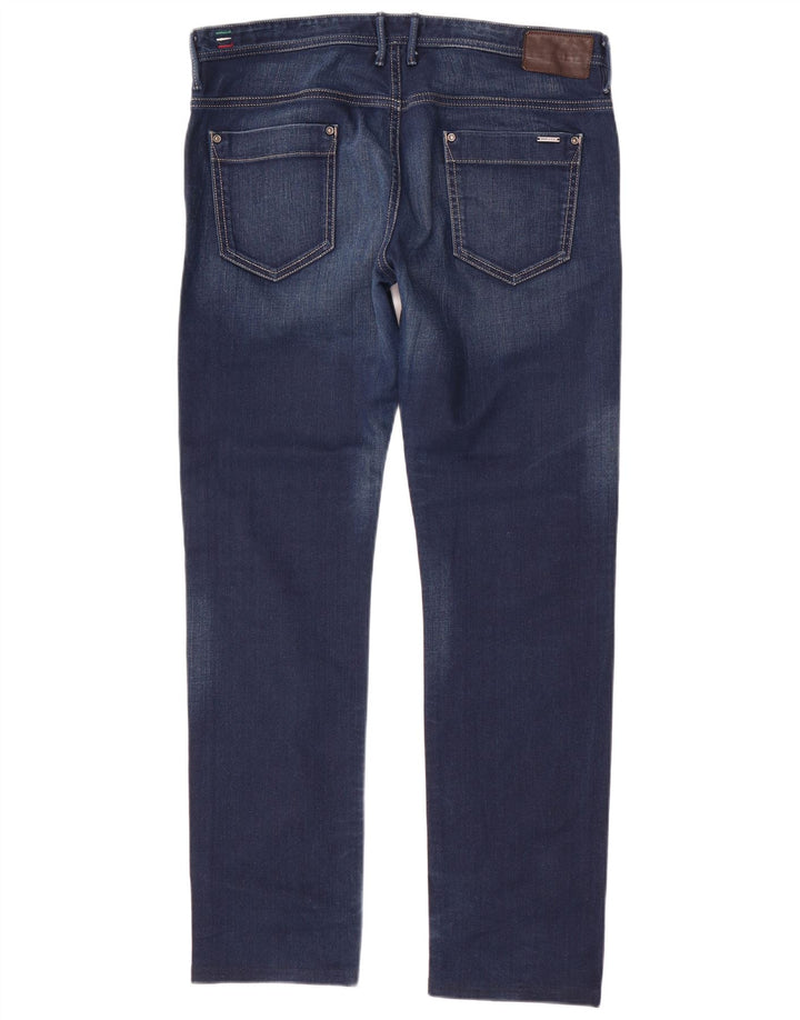 Diesel Mens Slim Jeans W36 L31 Azul Algodão