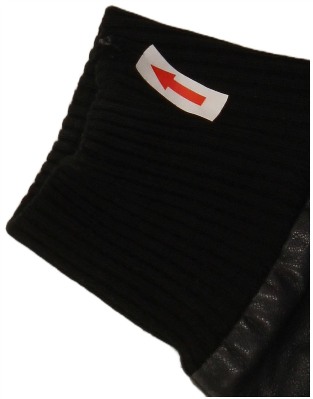 Sasch Jaqueta Feminina De Couro Crop UK 14 Médio Preto