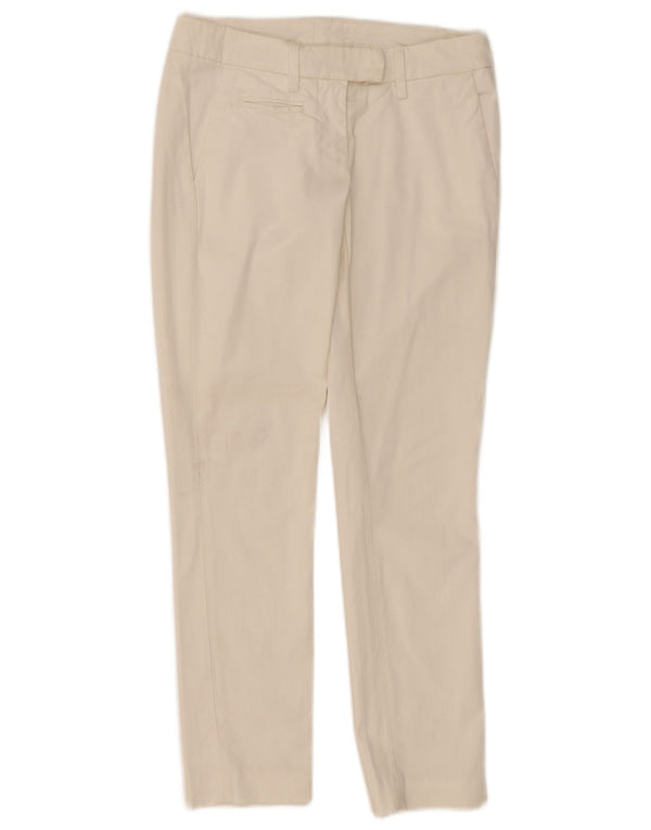 Calça Chino Feminina Dondup W26 L27 Algodão Branco