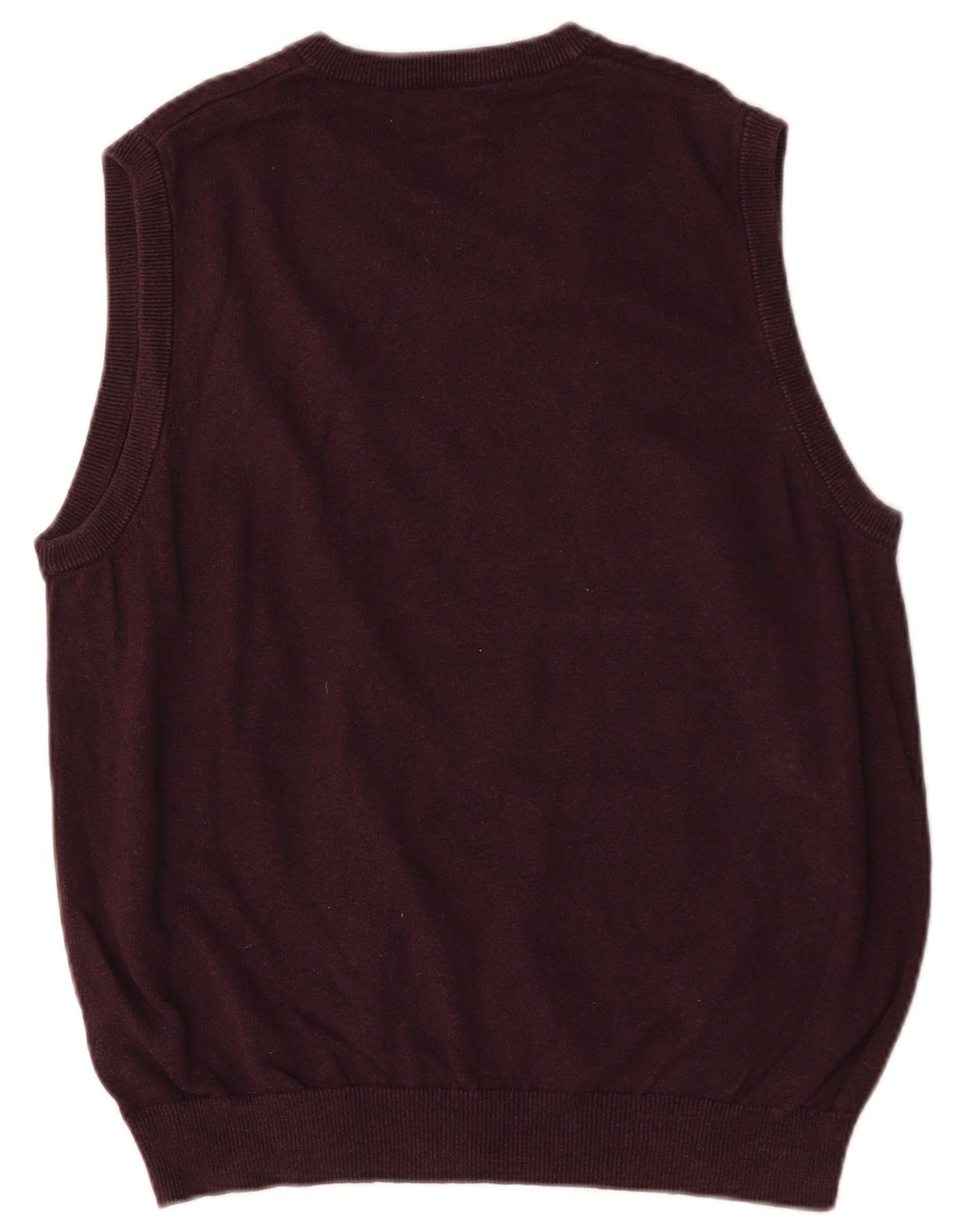 Regata masculina Marks & Spencer com colete grande de algodão roxo