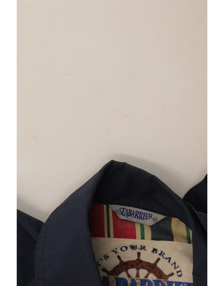 Jaqueta bomber masculina Sea Barrier UK 38 azul marinho médio