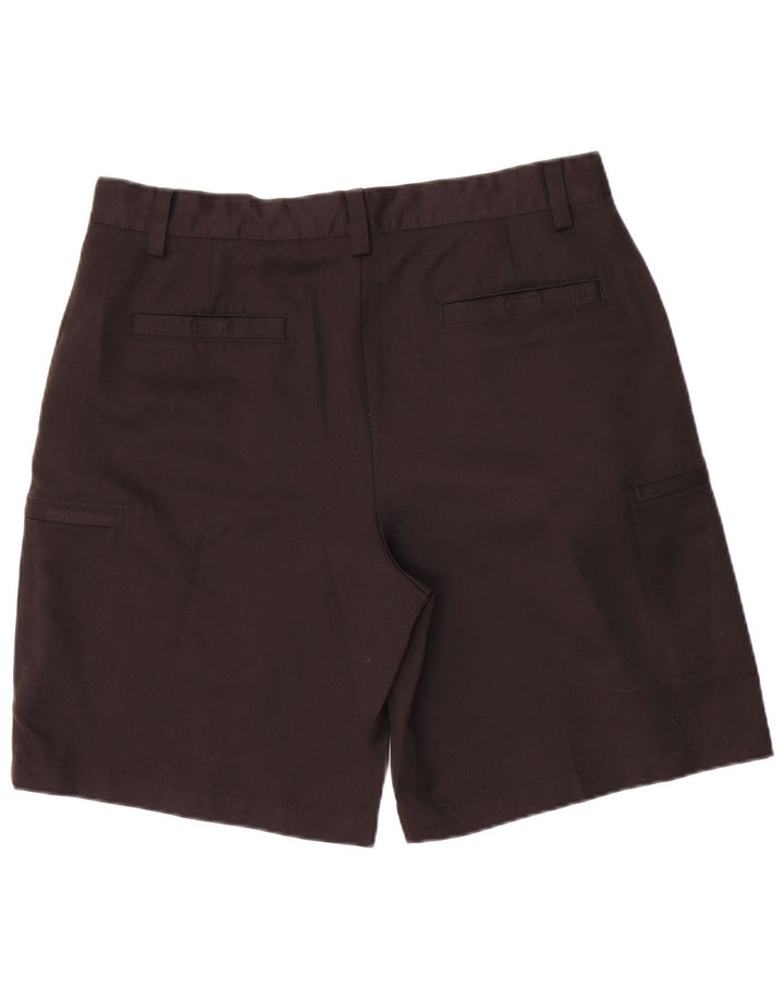 Izod Mens Cargo Shorts W36 Grande Poliéster Preto