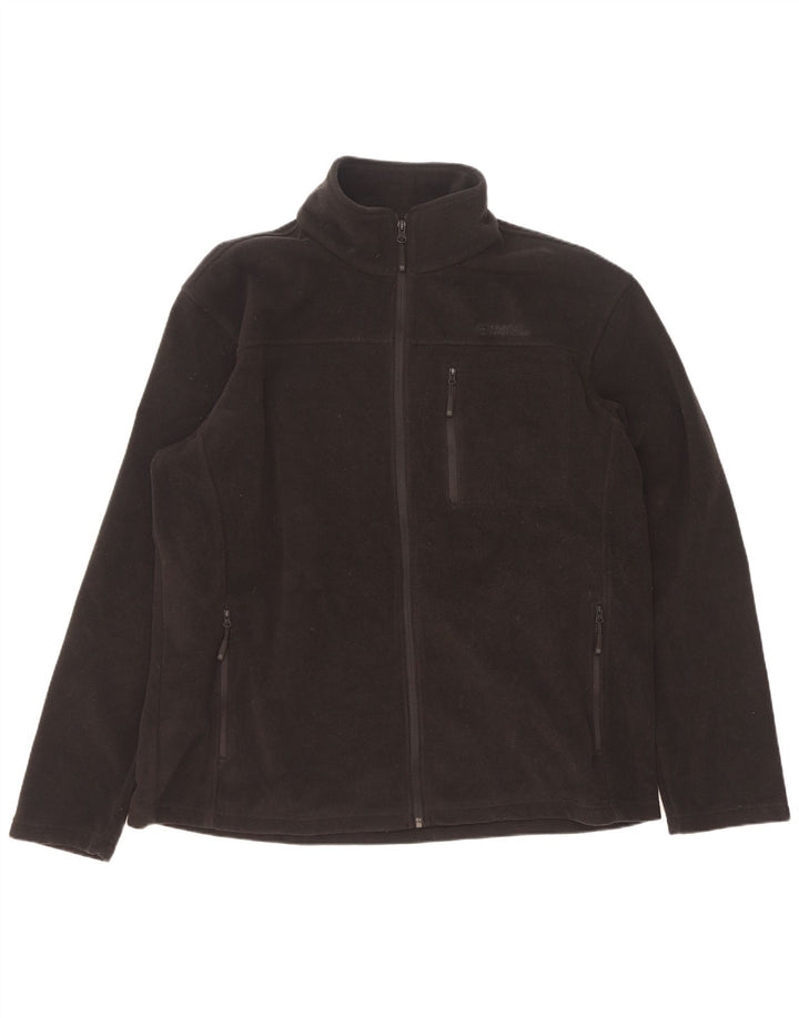 Jaqueta de lã masculina Mountain Warehouse UK 44 2XL poliéster preto