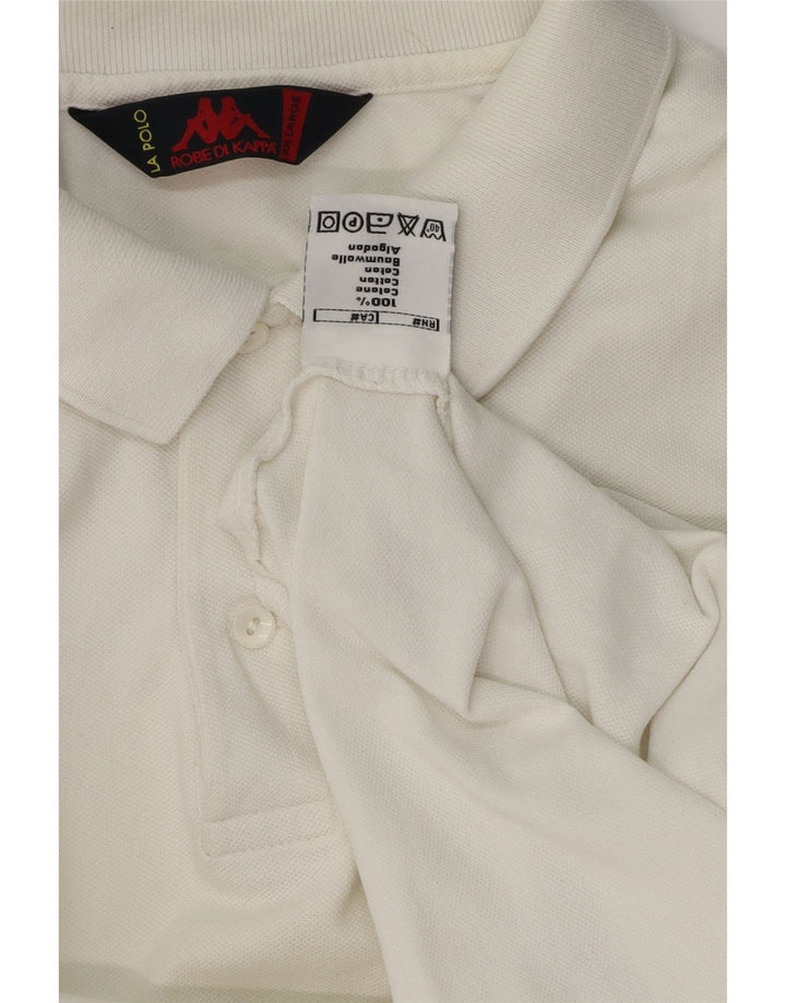 Camisa polo masculina Kappa 2XL algodão branco