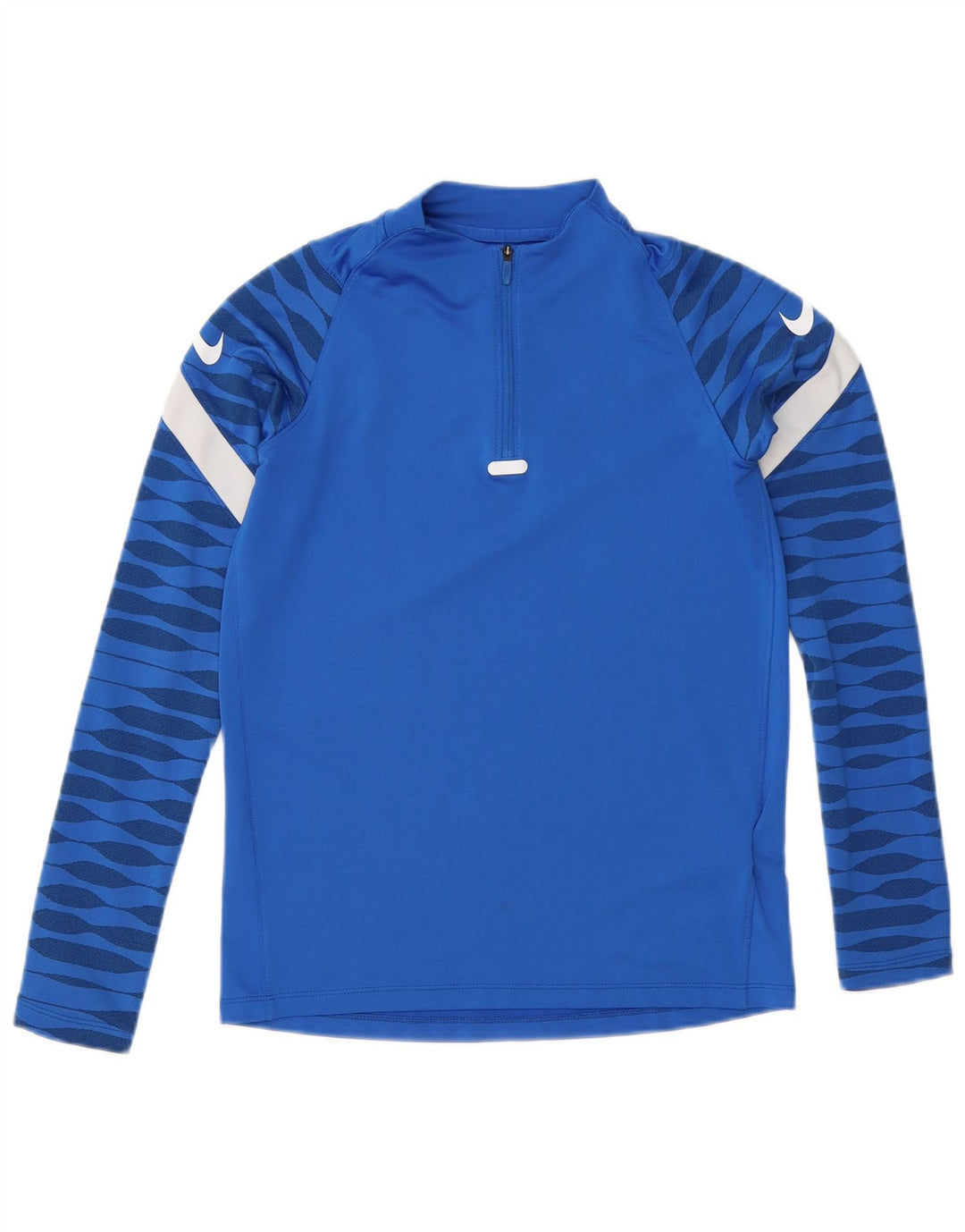 Nike Boys Dri Fit Pullover Treino Top 12-13 Anos Grande Azul Geométrico