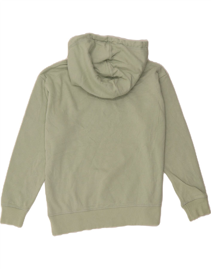 CHAMPION Womens Hoodie Jumper UK 14 Medium Green Cotton Vintage Champion and Second-Hand Champion from Messina Hembry 