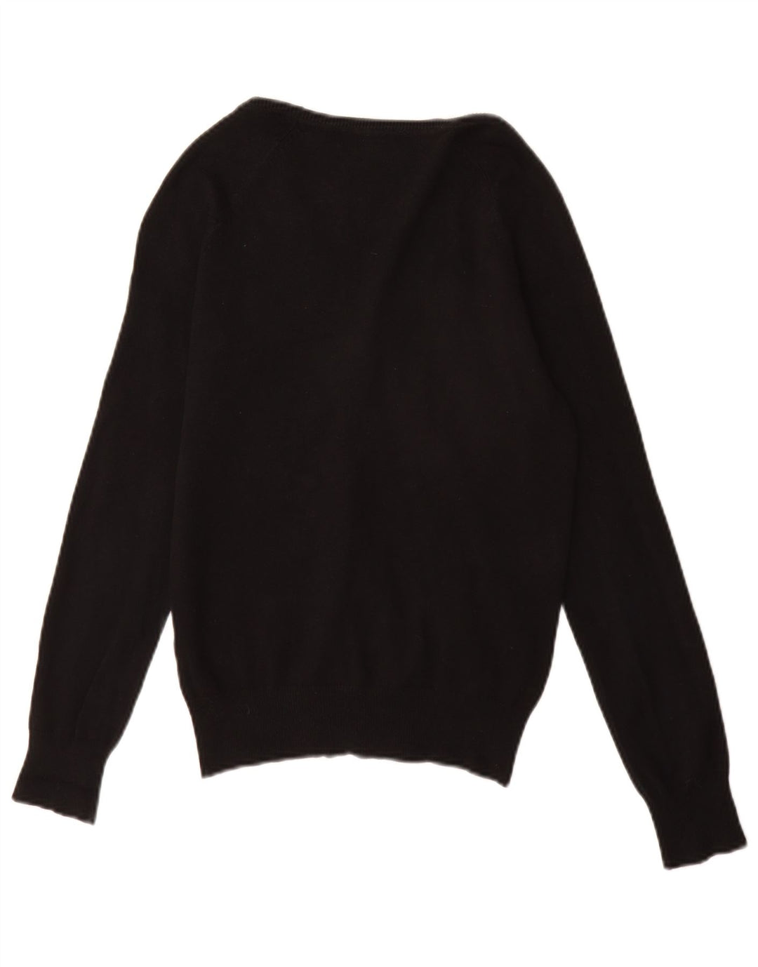 Suéter cardigã feminino Zara Reino Unido 12 algodão preto médio