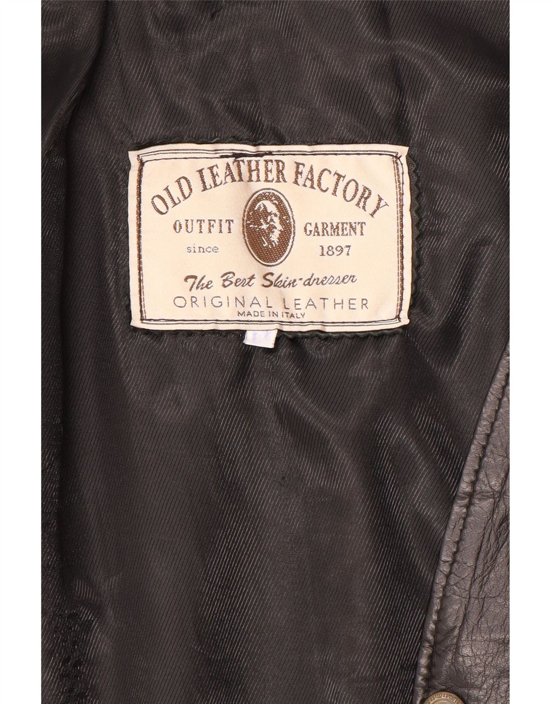 Colete de couro masculino vintage grande couro preto