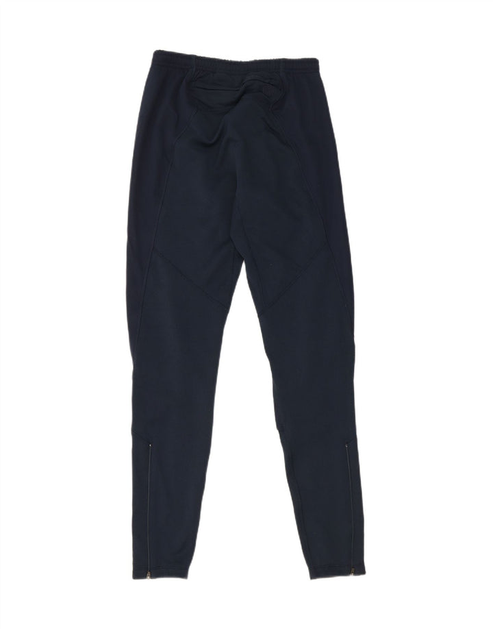 Calça de treino masculina Nike médio azul marinho listrado poliéster