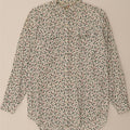 VINTAGE Womens Shirt IT 42 Medium Off White Floral Vintage Vintage and Second-Hand Vintage from Messina Hembry 